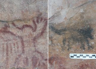 Paredão com pinturas rupestres revela vestígios de ‘ocupação ancestral’ em serra no Tocantins