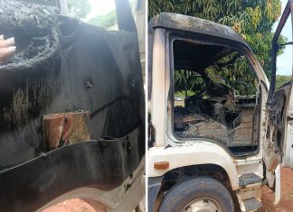 Bíblia encontrada intacta em caminhão que pegou fogo estava na porta; vídeo