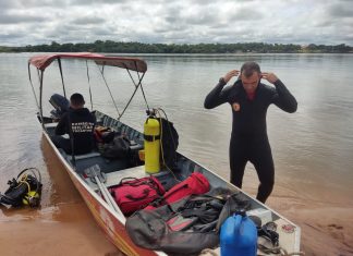Bombeiros retomam buscas por criança de quatro anos que desapareceu no Rio Tocantins