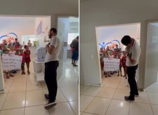 ‘Chorei por semanas’, diz médico que recebeu homenagem de crianças cantando em postinho no TO